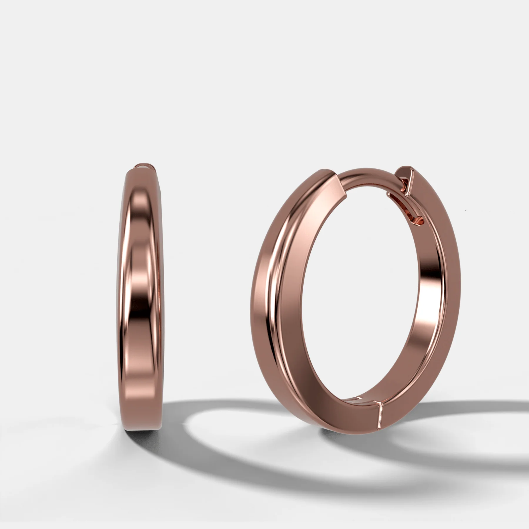 Classic Huggie Hoop Earrings - Image 4