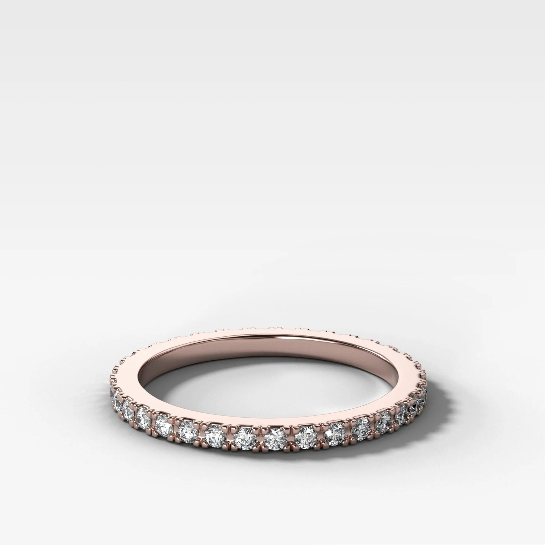 Petite Classic Pavé Diamond Eternity Band - Image 3