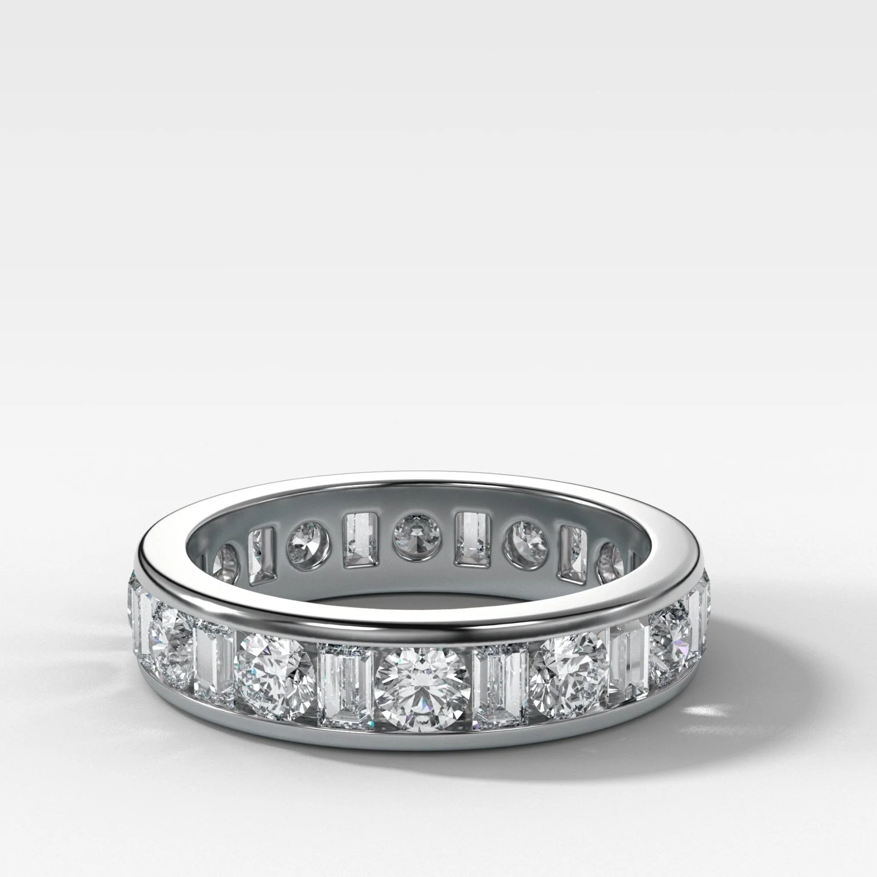 Multi Shape Channel Set Eternity band - Image 3