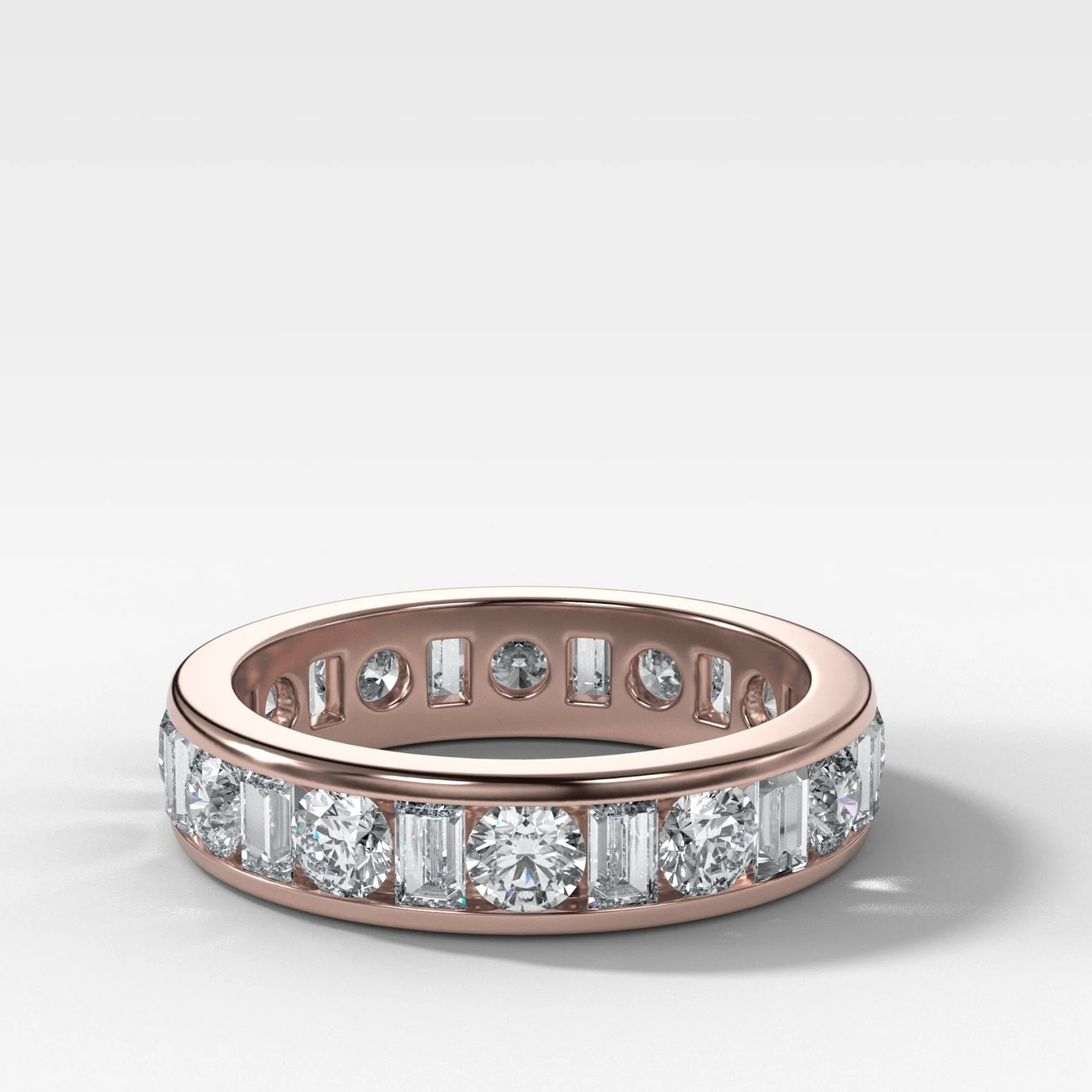Multi Shape Channel Set Eternity band - Image 4