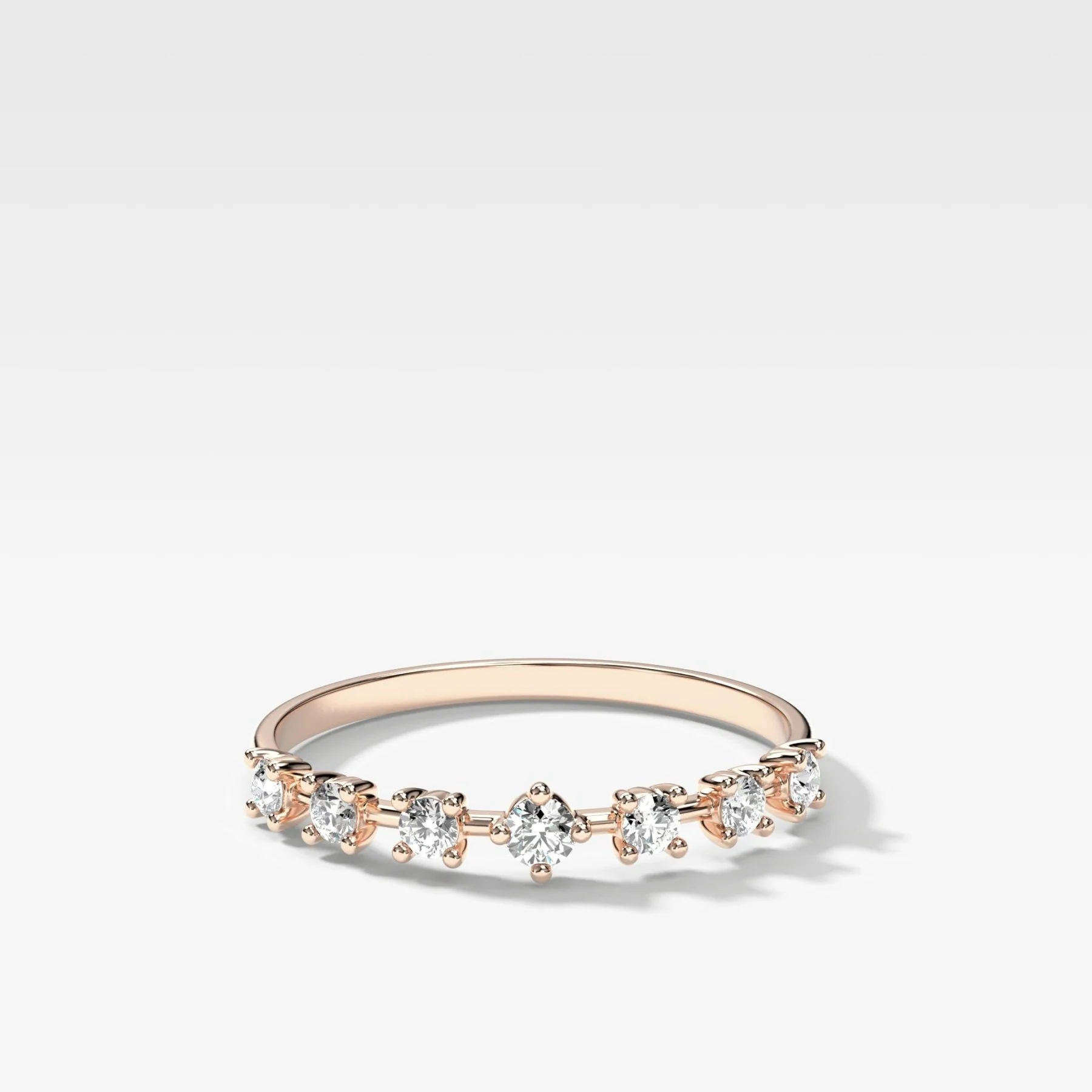Starburst Diamond Wedding Band - Image 3
