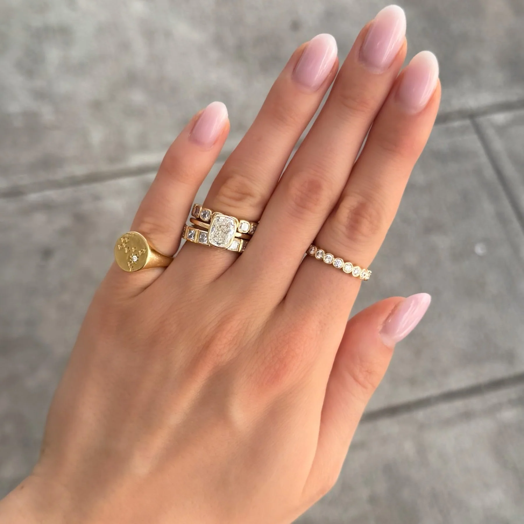 Starry Night Signet Ring - Image 5