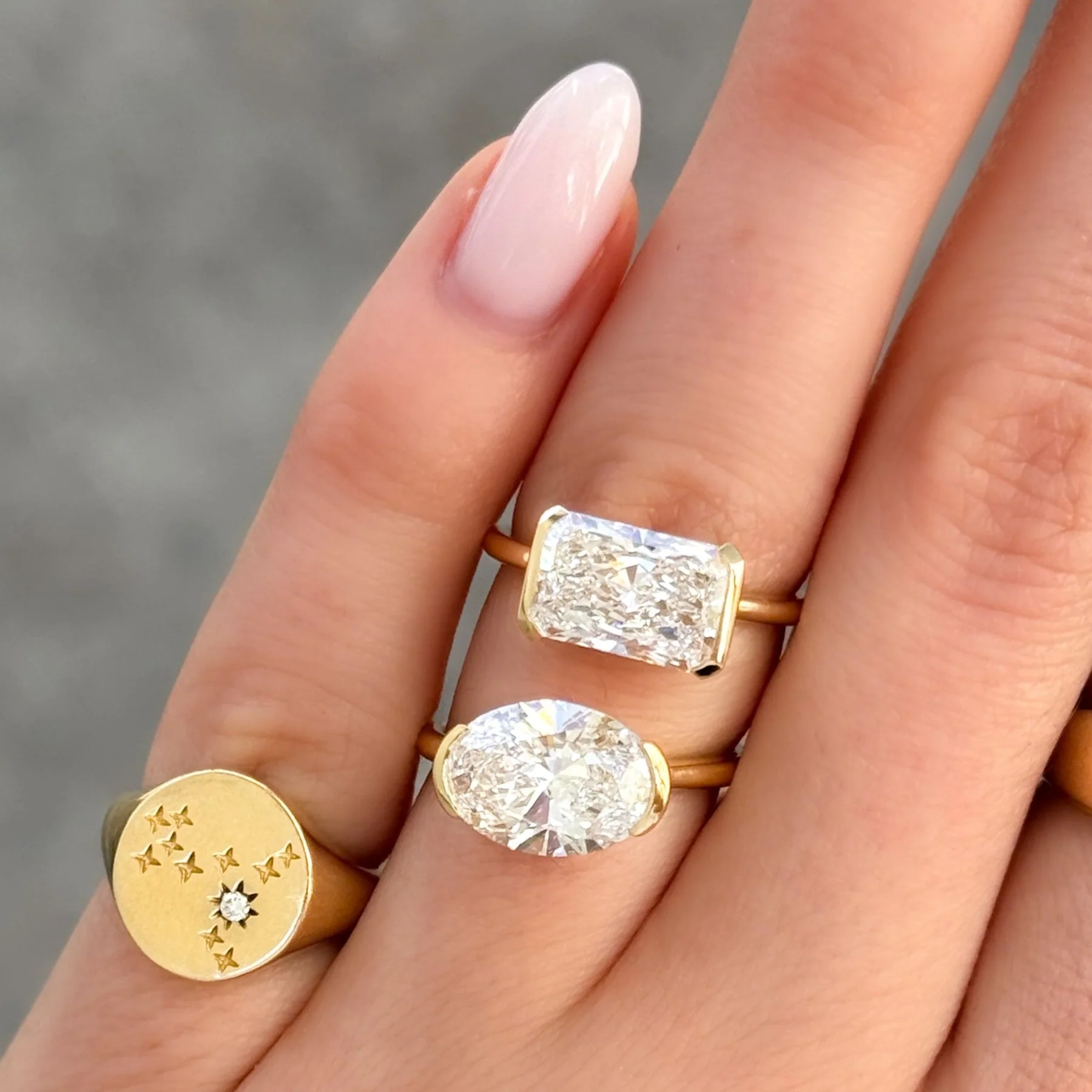 Starry Night Signet Ring - Image 6