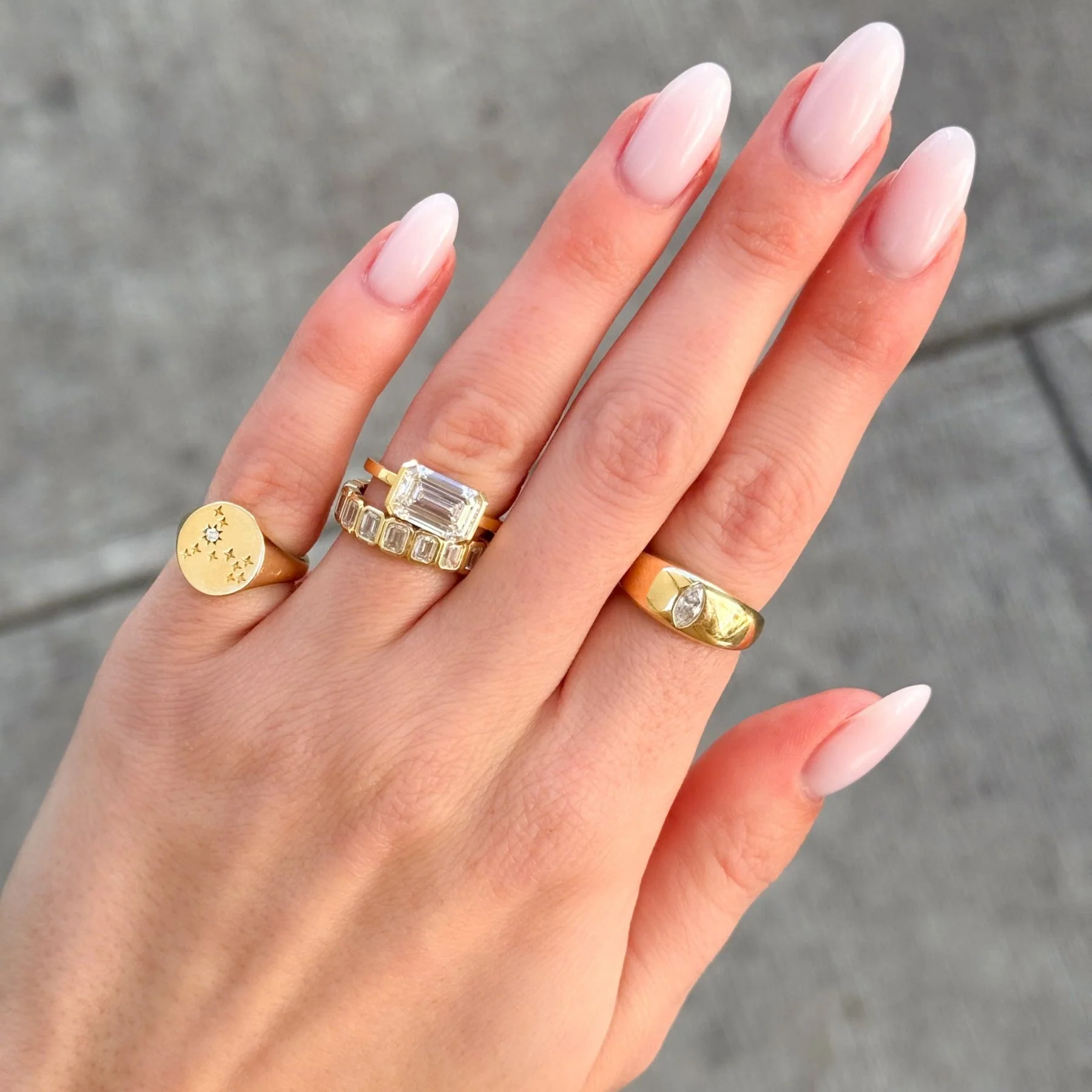 Starry Night Signet Ring - Image 7