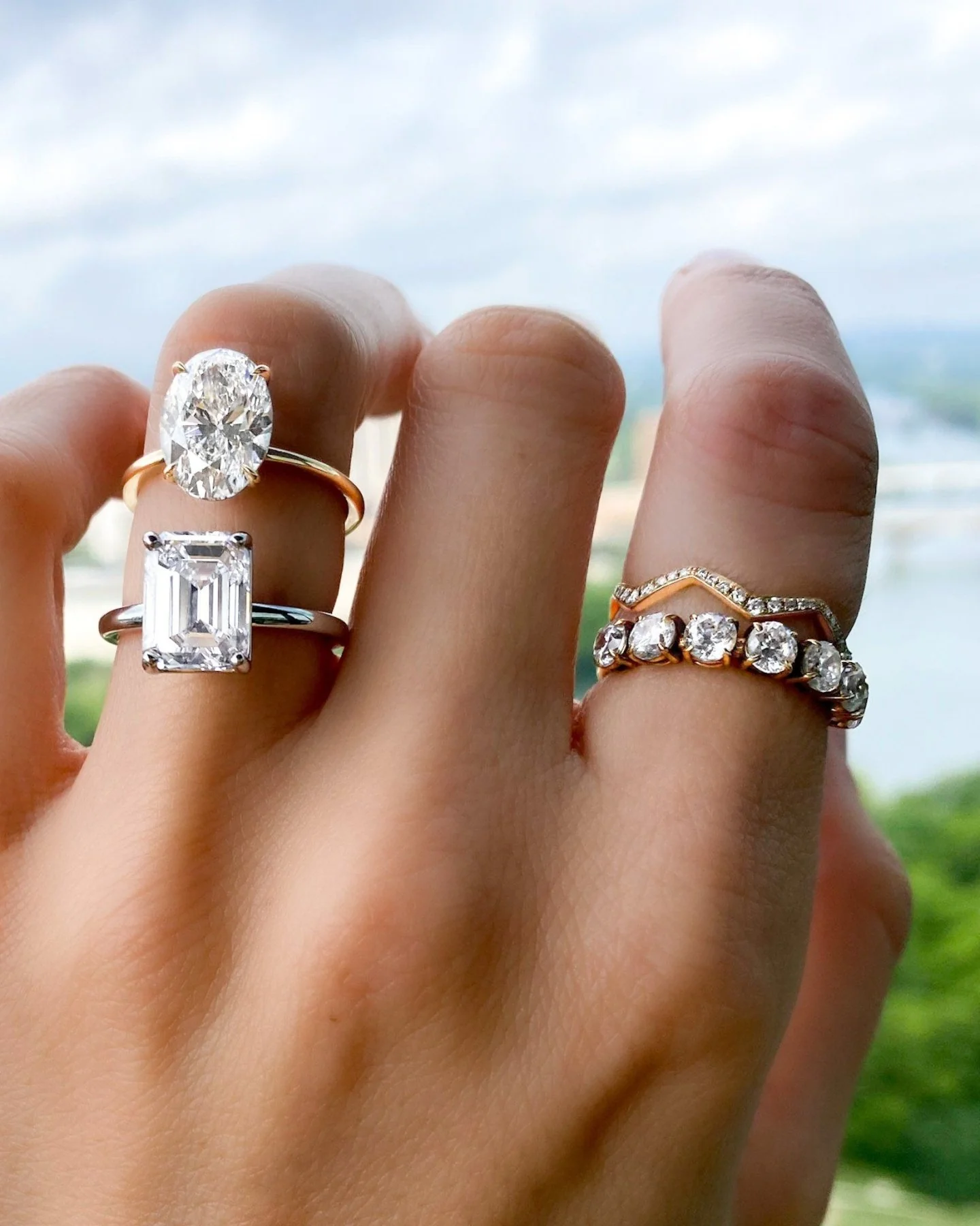 Zig Zag Pavé Band - Image 9